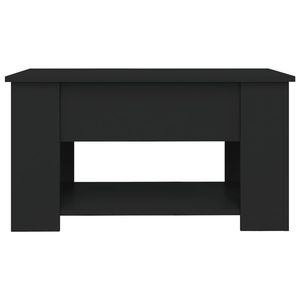 Tavolino in legno ingegnerizzato 31.1 \ "x19.3 \" x16.1 \ "nero dal Design elegante - Product Image 6