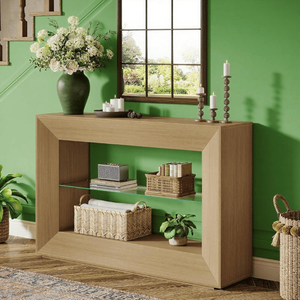 Consolle Lunga a Specchio con Finitura in Marmo, Arredamento per Soggiorno e Ingresso, Non Adatto per Resi Non Defettuali - Product Image 1