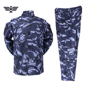 Men's <b>Camouflage</b> Uniform Set Rip-Stop Polyester Woven Fabric Needle Detection Ready OEM Service - Product Image 1