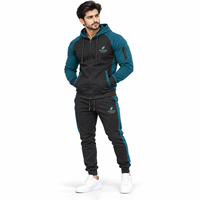 Ensemble de survêtement unisexe pour sports d'hiver, style streetwear, avec sweat à capuche respirant en polaire à manches longues et pantalon de jogging coupe régulière