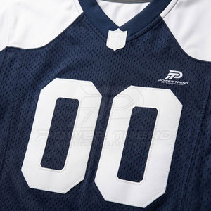 Customizable American Football Jersey Team Name Number Printed <b>Mesh</b> Fabric Short Quick Dry Lightweight Comfortable for Adult - Product Image 6