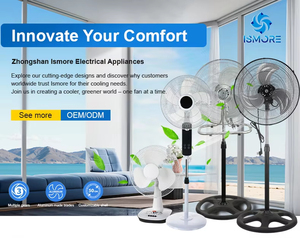 Ventilador de Pedestal Mecánico de Plástico para el Hogar, Ventilador de Pie de 16 Pulgadas con Base Personalizada - Product Image 6