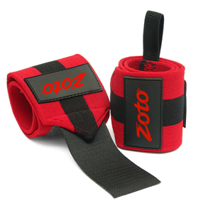 Bandes de poignet élastiques de qualité supérieure pour la musculation, logo personnalisé OEM, sangles de poignet pour la musculation, vente en gros - Product Image 2