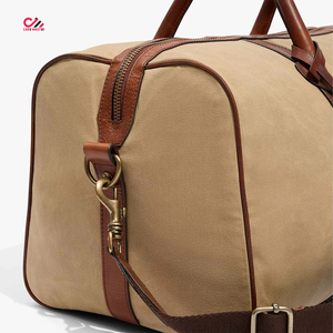 OEM Service Wholesale Best Design Leather Duffle Bags Lightweight Solid Color High Quality Leather Duffle Bags - Product Image 6