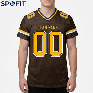 Maillot de football américain léger et respirant pour jeunes, maillot d'entraînement respirant, vêtements d'équipe, maillot de football en mesh - Product Image 5