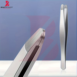 Pinzas de Belleza con Diseño Moderno y Estampado, 2026, Nueva Tendencia, Extractor de Cejas de Alta Precisión con Punta Inclinada para un Cuidado Profesional - Product Image 2