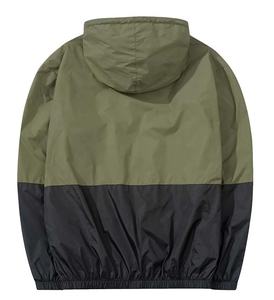 Veste coupe-vent pour homme, nouvelle conception, imperméable, fermeture éclair froissée, décontractée, à capuche, veste d'été respirante - Product Image 2