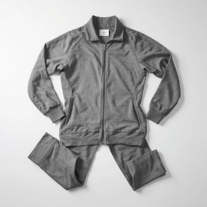 Ensemble de survêtement 100% coton confortable et respirant, vêtements de sport décontractés avec personnalisation OEM ODM - Product Image 1