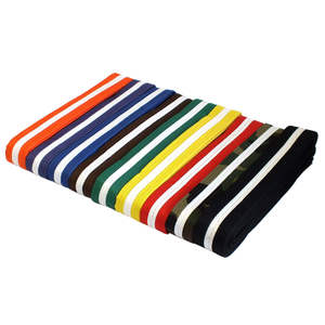 Cinturones de Judo Duraderos de Tela 100% Algodón, Costuras Resistentes, Ajuste Cómodo, Uso Prolongado, Elásticos - Product Image 2
