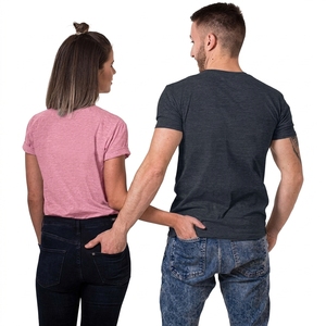 Tengo todo lo que necesito y soy todo lo que necesito, conjunto de camisetas de manga corta para parejas, camisetas informales de algodón con cuello redondo - Product Image 2