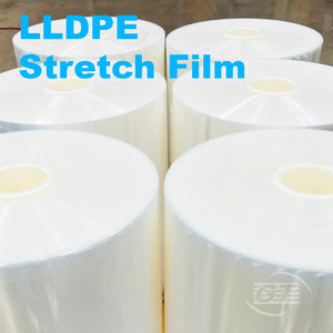 Film d'emballage en plastique PE souple super fin, transparent, personnalisé, 50 cm de large, LLDPE, pour palettes, usine spécialisée - Product Image 4