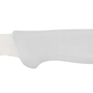 Couteaux à désosser à manche blanc avec lame incurvée en acier fin et poignée ergonomique pour la découpe de la viande et la préparation de la volaille - Product Image 4