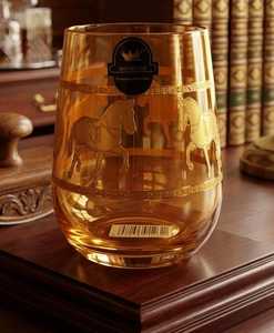 High Quality Customized Clear 11oz Classic Old Fashioned Luxury Eco-Friendly <b>Whiskey</b> Glasses <b>Tumbler</b> Gold Feather Design Shape - Product Image 5