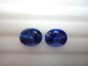 Pareja de Tanzanitas Facetadas Ovaladas de Calidad 3A, 2 Piezas, 20 Quilates, Piedras Preciosas Sueltas para Joyería Femenina y Regalos - Product Image 3