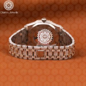 Reloj de Lujo para Hombre Charm Jewells, Caja de Acero Inoxidable, Esfera Analógica de 40 mm, Cierre Oculto con Botón, Cristal, Mecánico - Product Image 5