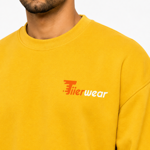 Sweat-shirts oversize pour hommes, style streetwear urbain, 100% coton, séchage rapide, respirant, écologique, doublé, col rond, manches longues, pull-over - Product Image 5