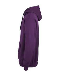 Sweat-shirt à capuche pour homme, violet, 100% coton molletonné, coupe classique, pull décontracté avec poche avant, vêtement d'automne - Product Image 4