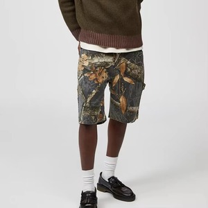 Shorts Bermuda Camouflage Homme avec Poches Séchage Rapide Décontracté Sportswear Taille Mi-Haute Boutons Imprimé Polyester - Product Image 4
