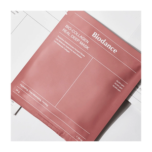 Masque facial au collagène de qualité supérieure, tampons de soin doux en feuille, prix d'usine - Product Image 6