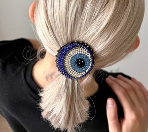 Pinza para el cabello con cuentas de cristal y bordado para bodas, pinza decorativa llamativa para mujeres, accesorios de moda para el cabello. - Product Image 5