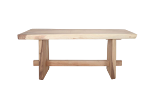 Elegant Taki Modern Dining <b>Table</b> Artisan Crafted Natural Wood Finish Sturdy <b>Live</b> <b>Edge</b> Designed Luxurious Open-Concept Living - Product Image 5