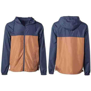 Exclusive Trendy Look Hooded Windbreaker <b>Jackets</b> Breathable Custom Made OEM Service Winter Warm Durable Men's Front Logo - Product Image 3