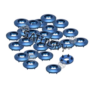 Titanium Spiked Ligament Staple 6mm 8mm 10mm Manual Power Orthopaedic ACL-PCL Implants 50pcs Arthroscopy System - Product Image 4