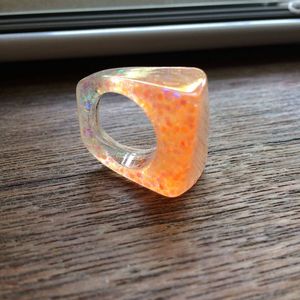 Handmade <b>Resin</b> <b>Ring</b> for Women Elegant Colorful Statement <b>Ring</b> Unique Fashion Jewelry Personalized Gift Accessory - Product Image 5