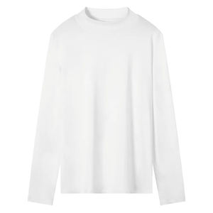 T-shirt à manches longues personnalisé, impression numérique, col montant, manches longues, style universitaire pour hommes et femmes - Product Image 1