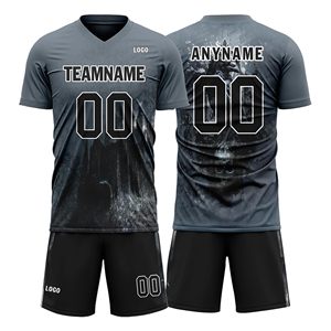 Custom Men's Soccer Uniform Personalized Football Jersey for Youth Team Name Number Logo Athletic <b>Gothic</b> Style Sport <b>Shirt</b> - Product Image 1