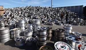 Déchets de jantes en alliage d'aluminium, déchets de moyeux de roue, matériau recyclable de haute qualité pour applications de fonderie et récupération de métaux - Product Image 4