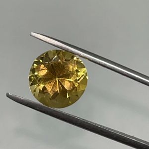 Citrine dorée naturelle, coupe brillante ronde de 2,0 mm, pierre précieuse de qualité supérieure pour la fabrication de bijoux - Product Image 1