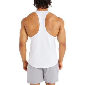 Custom Wholesale Men Regular Fit Quick Dry Breathable Eco Friendly Cotton Anti-UV Street Style Tank <b>Top</b> Gym Muscle Tee Fitness - Product Image 4