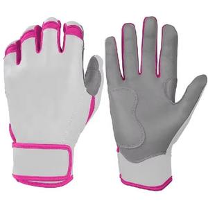 Guantes de Bateo de Béisbol de Cuero con Diseño Personalizado, Ligeros, Duraderos, con Logotipo Personalizado, Colores Personalizables, Unisex, Puño Largo Elástico, Competitivos - Product Image 5