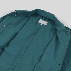 แจ็คเก็ตยีนส์คุณภาพสูงสำหรับงานหนัก ปี 2026 แจ็คเก็ตลำลองระบายอากาศได้ดี กันลม แจ็คเก็ตผ้าฝ้ายหนาสำหรับฤดูหนาว ปกเสื้อแบบพับได้ แจ็คเก็ตทำงานสำหรับผู้ชาย - Product Image 5