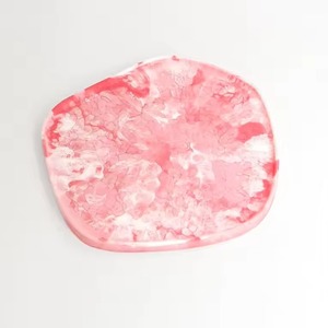 Platos de Resina Ecológicos, No Tóxicos, con Diseño Personalizado, Forma Irregular Moderna, Pulidos, Hechos a Mano, Aptos para Lavavajillas - Product Image 1