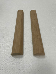 EFS RBR5600 Wood Half Baserail for Stair Railings Wall Mounted Rustic Design Indoor Outdoor Staircase Handrail Part 1 Year - Product Image 2