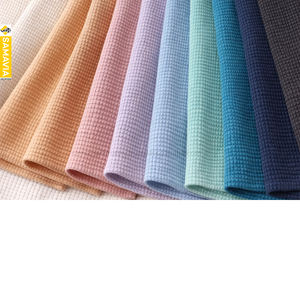 Conjuntos de ropa exterior informal cálida de invierno para hombre Samavia |   Traje de 2 Piezas en Tejido Transpirable de Waffle |   Suéteres con Patrón Sólido en la Parte Delantera - Product Image 5