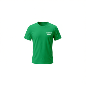 เสื้อยืดคอตตอนสีเขียวอ่อนขนาดใหญ่พิเศษ 240 กรัม รุ่นผลิตเสื้อผ้ากีฬา ลายกุหลาบ เสื้อยืดสั่งทำพิเศษ ไซส์ 2XL 3XL 6XL แบบไม่มีลาย - Product Image 3