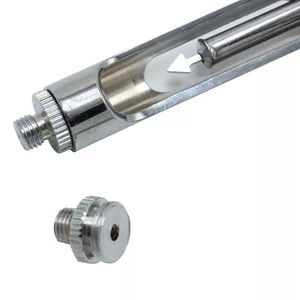 Seringue d'anesthésie manuelle Accuram en acier inoxydable réutilisable, type cartouche, avec poignée moletée argentée, classe A - Product Image 6
