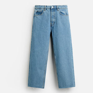 Pantalon décontracté coupe droite pour homme 2025 – Jean en denim coupe classique personnalisé pour homme – Prix de gros – Jean en denim bleu pour homme - Product Image 5