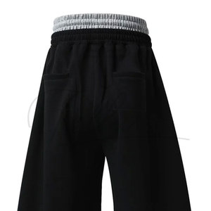 Custom Sweatpants Double Baggy High Waist Fleece Cotton Track Pants Casual Streetwear Breathable <b>Trousers</b> Made Pakistan0 - Product Image 3