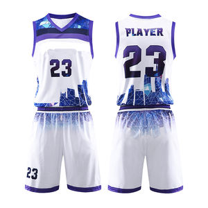 Maillots de sport 100% polyester à prix abordable, livraison rapide, fournisseur d'uniformes de match pour clubs, maillot de basketball personnalisé avec initiales et numéro - Product Image 4