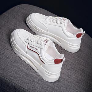 Zapatillas planas de diseñador de lujo para mujer, zapatillas deportivas de cuero con cordones, zapatos Oxford informales deportivos para mujer, zapatos individuales con suela suave, nuevos - Product Image 4