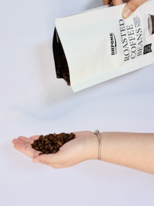 DHPONE เมล็ดกาแฟคั่วผสมคาเฟอีน 100% อาราบิก้า คั่วระดับกลาง รสชาติกลมกล่อม คุณภาพสูง ลำดง เวียดนาม 500 กรัม ใช้กับฟิลเตอร์ฟิน - Product Image 4