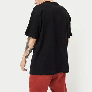 เสื้อยืดผู้ชายสไตล์สตรีท แขนสั้น ทรงหลวม ไซส์ใหญ่ สีดำ วินเทจลำลอง น้ำหนัก 300 กรัม ผ้าฝ้าย 100% ระบายอากาศได้ดี ขายส่ง - Product Image 2