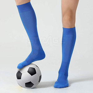 Match Performance Youth American Football <b>Socks</b>-<b>Knee</b> <b>High</b> Cotton Blend Eco-Friendly Stretch Knit Texture & Supportive Cuff - Product Image 5