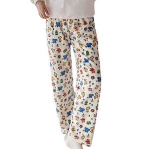 กางเกงวอร์มผ้าแคนวาสสำหรับผู้ชาย รุ่นลำลอง น้ำหนักเบา อุ่นสบาย ทรงจ็อกเกอร์ ขนปุย ขากว้าง มีกระเป๋า  ฤดูใบไม้ร่วง ปี 2026 - Product Image 2