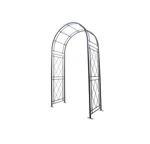 Arche de jardin en fer forgé artistique conçue pour embellir les allées, les cours et les jardins - Product Image 6