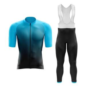 Ensemble de maillot de cyclisme respirant, coupe-vent et écologique pour homme Tour De Italy D'ITALIA avec short à bretelles - Product Image 4
